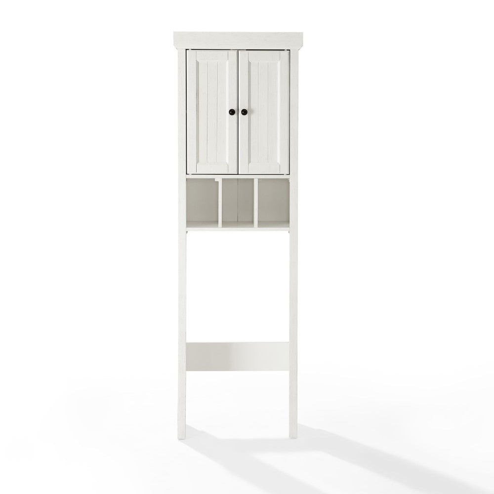 Crosley Furniture - Seaside Space Saver Distressed White - CF7018-WH veiw 1