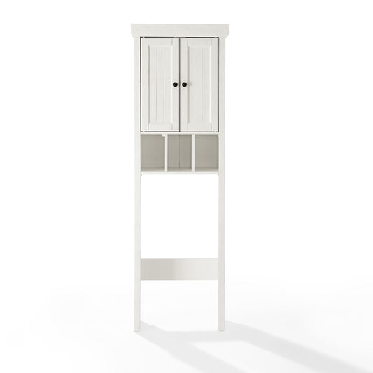 Crosley Furniture - Seaside Space Saver Distressed White - CF7018-WH veiw 1