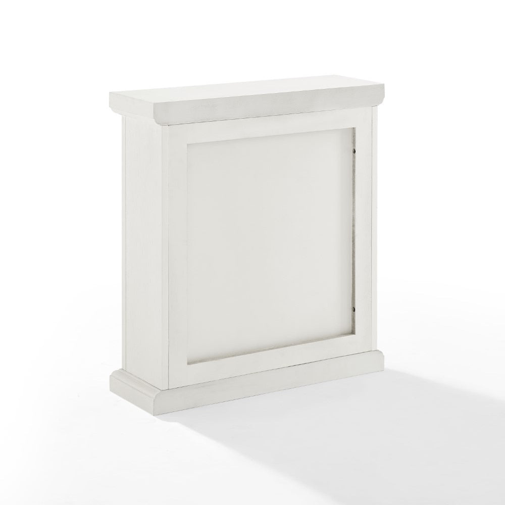 Crosley Furniture - Seaside Wall Cabinet Distressed White - CF7020-WH veiw 3