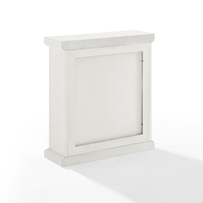 Crosley Furniture - Seaside Wall Cabinet Distressed White - CF7020-WH veiw 3