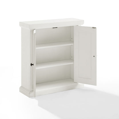 Crosley Furniture - Seaside Wall Cabinet Distressed White - CF7020-WH veiw 4