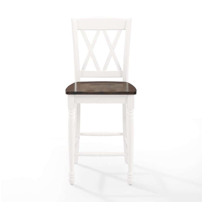 Crosley Furniture - Shelby 2Pc Counter Stool Set Distressed White - 2 Stools - CF501024-WH veiw 5