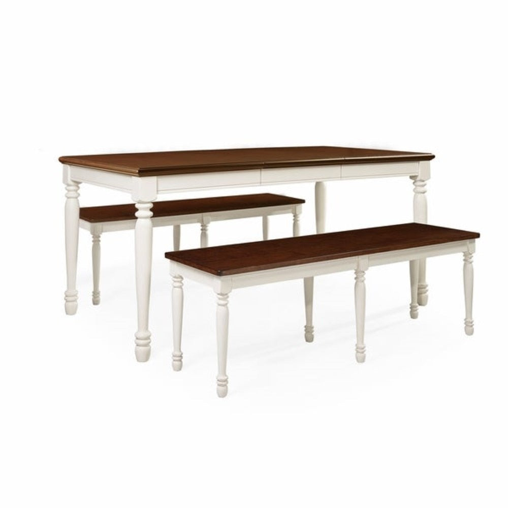 Crosley Furniture - Shelby 3 Piece Dining Set - KF20006-WH veiw 1