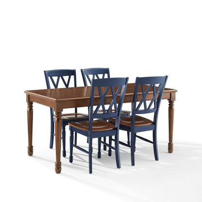 Crosley Furniture - Shelby 5-Piece Dining Table Set For 4 - Table & 4 Chairs - KF20003-NV view 1