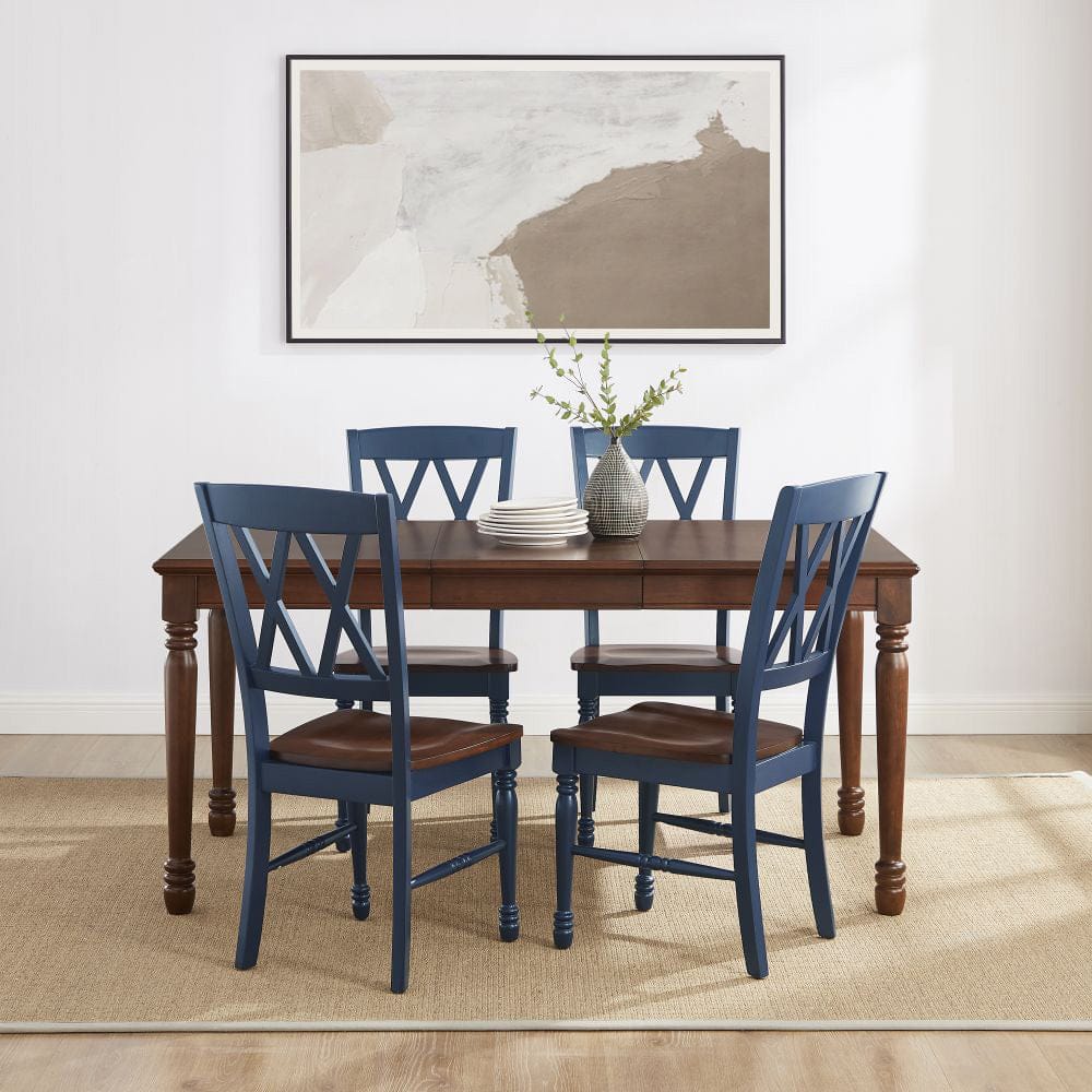 Crosley Furniture - Shelby 5-Piece Dining Table Set For 4 - Table & 4 Chairs - KF20003-NV view 7