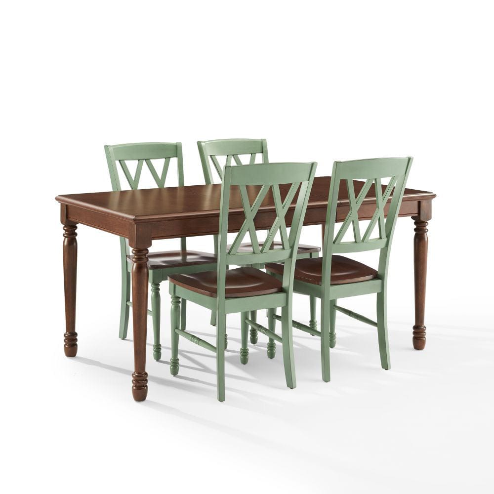 Crosley Furniture - Shelby 5-Piece Dining Table Set For 4 - Table & 4 Chairs - KF20003-TL view 1