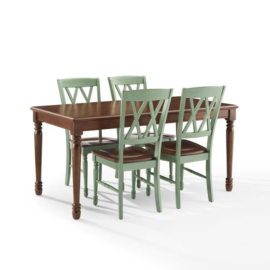 Crosley Furniture - Shelby 5-Piece Dining Table Set For 4 - Table & 4 Chairs - KF20003-TL view 1