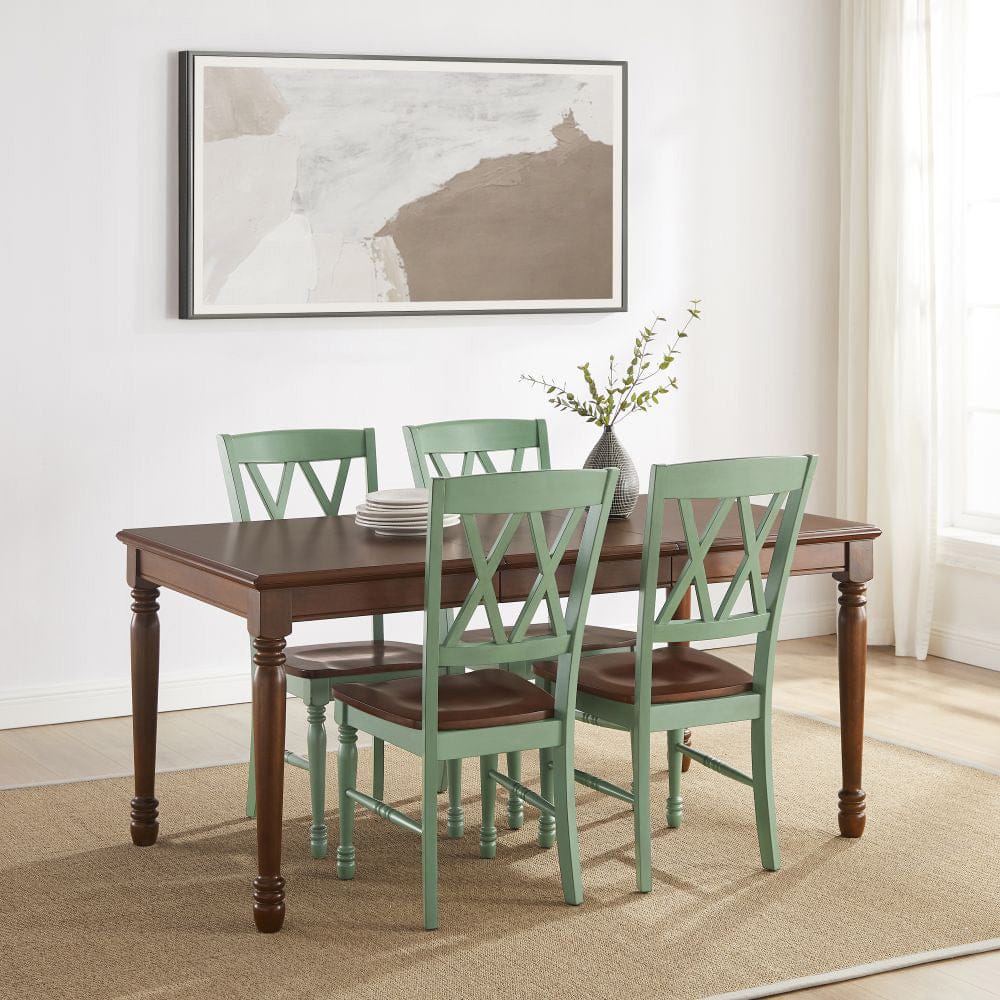 Crosley Furniture - Shelby 5-Piece Dining Table Set For 4 - Table & 4 Chairs - KF20003-TL view 6