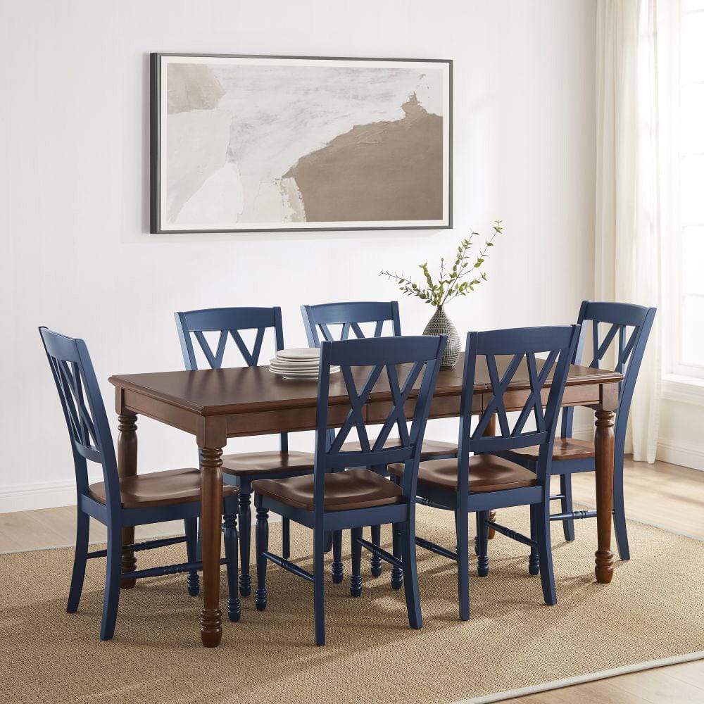 Crosley Furniture - Shelby 7-Piece Dining Table Set For 6 - Table & 6 Chairs - KF20001-NV view 6
