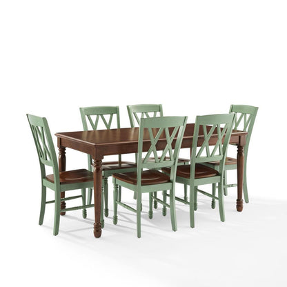 Crosley Furniture - Shelby 7-Piece Dining Table Set For 6 - Table & 6 Chairs - KF20001-TL view 1