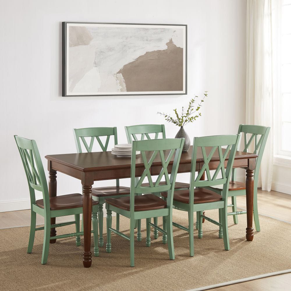 Crosley Furniture - Shelby 7-Piece Dining Table Set For 6 - Table & 6 Chairs - KF20001-TL view 6