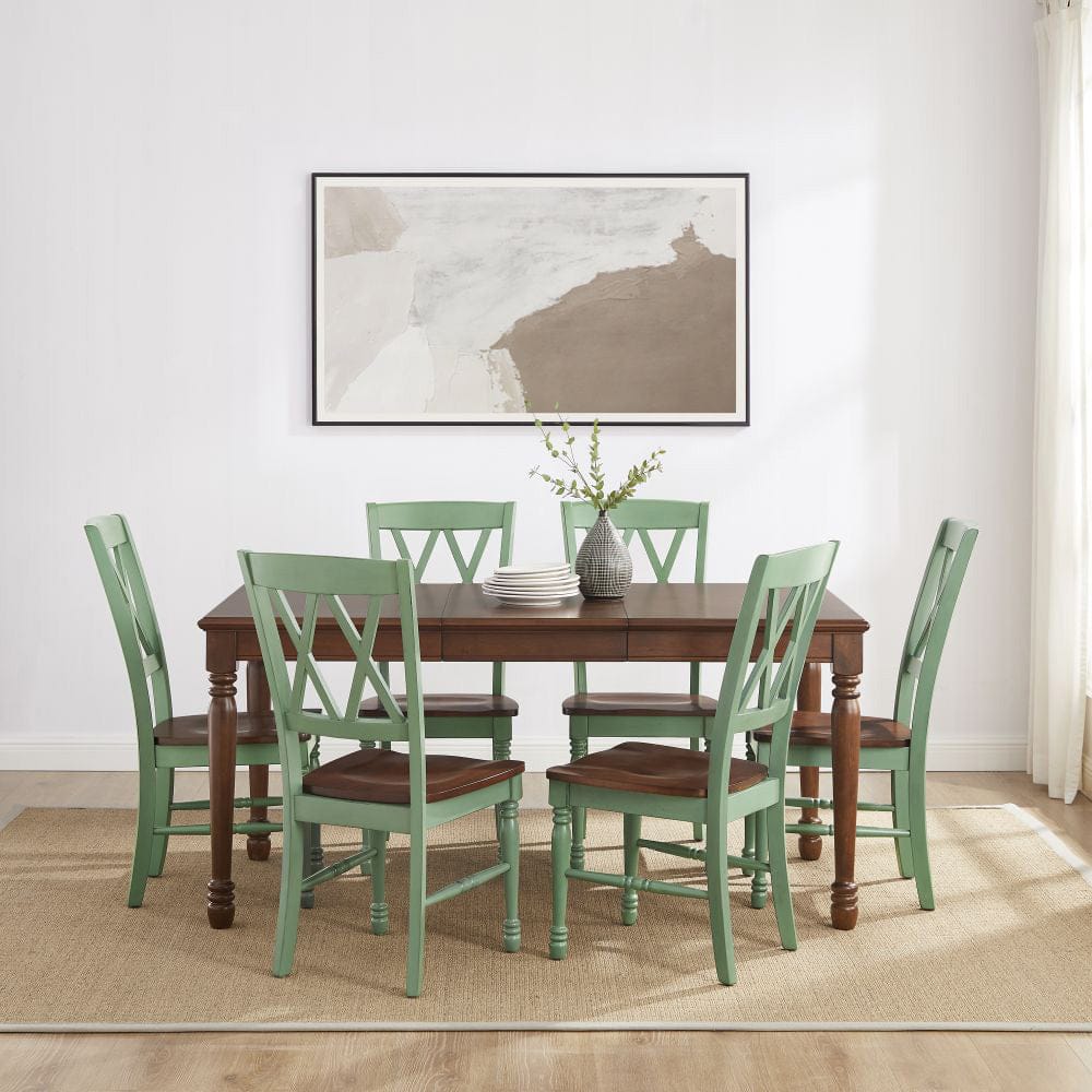 Crosley Furniture - Shelby 7-Piece Dining Table Set For 6 - Table & 6 Chairs - KF20001-TL view 7