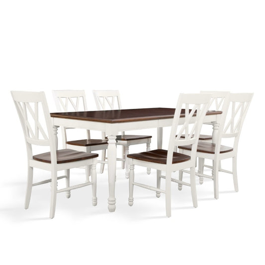 Crosley Furniture - Shelby 7Pc Dining Set - KF20001-WH veiw 1