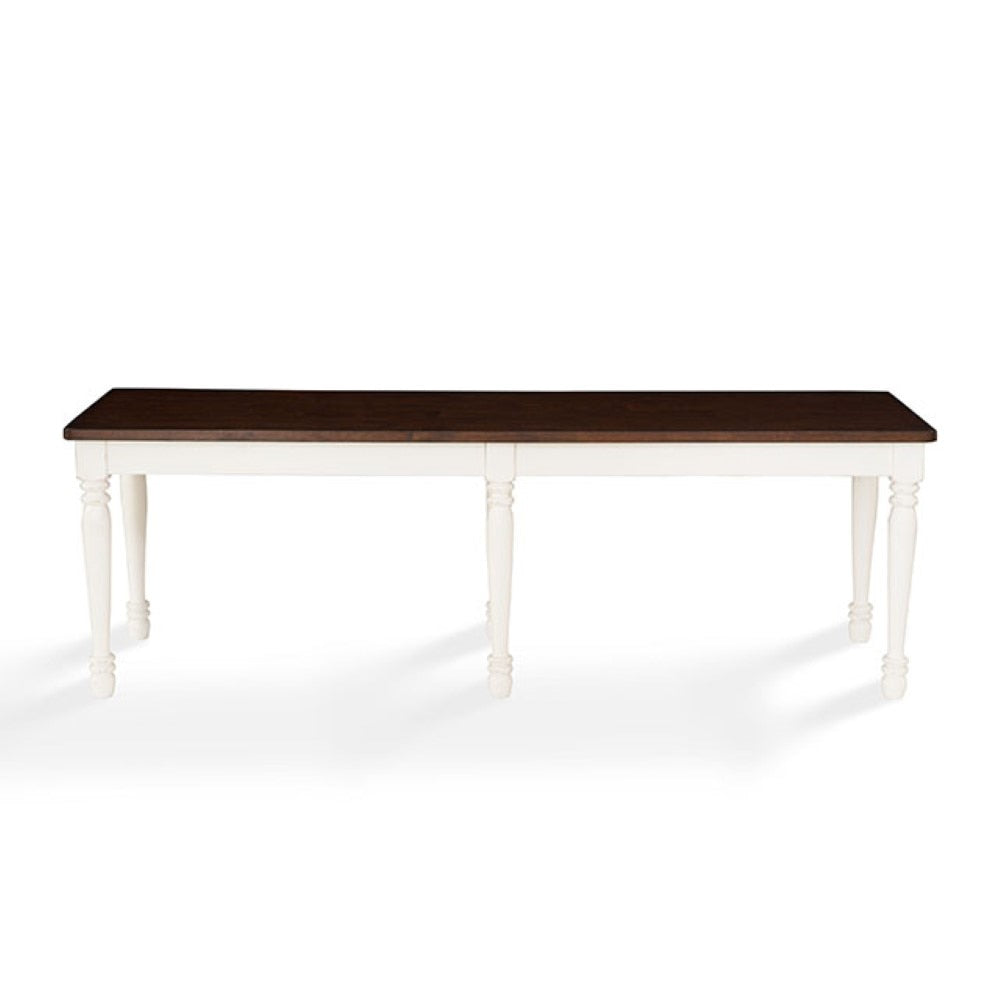 Crosley Furniture - Shelby Dining Bench in White - CF501118-WH veiw 1