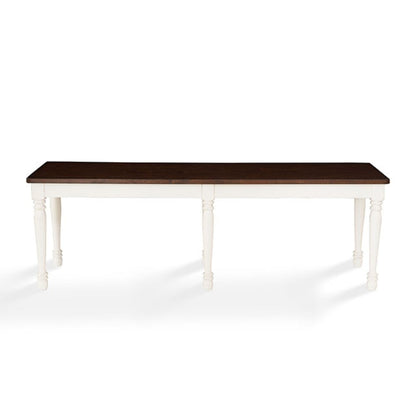 Crosley Furniture - Shelby Dining Bench in White - CF501118-WH veiw 1