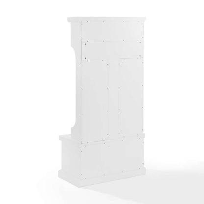Crosley Furniture - Shoreline Hall Tree White - CF6030-WH veiw 4