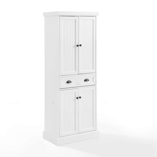 Crosley Furniture - Shoreline Pantry White - CF3114-WH veiw 2