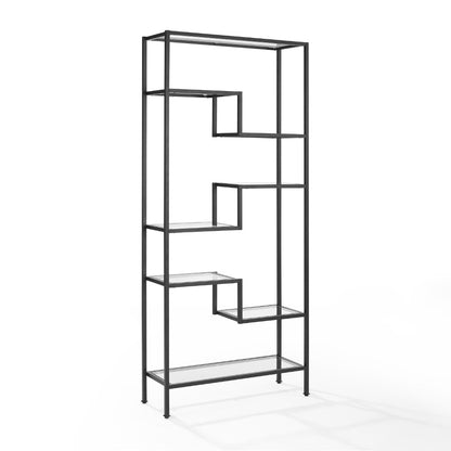 Crosley Furniture - Sloane Etagere Matte Black - CF1113-MB veiw 1