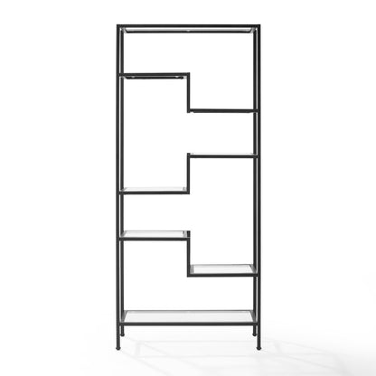 Crosley Furniture - Sloane Etagere Matte Black - CF1113-MB veiw 2