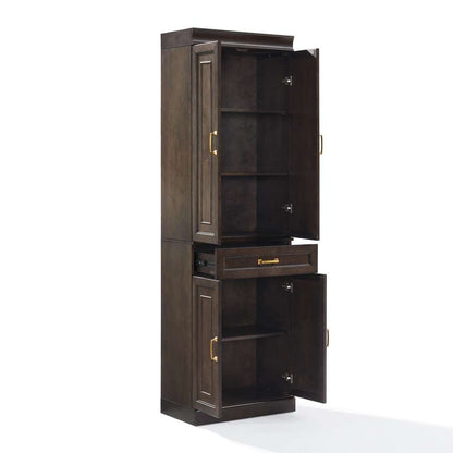 Crosley Furniture - Stanton 2-Piece Kitchen Storage Pantry Cabinet Set Coffee - 2 Pantries - KF33033CO veiw 7
