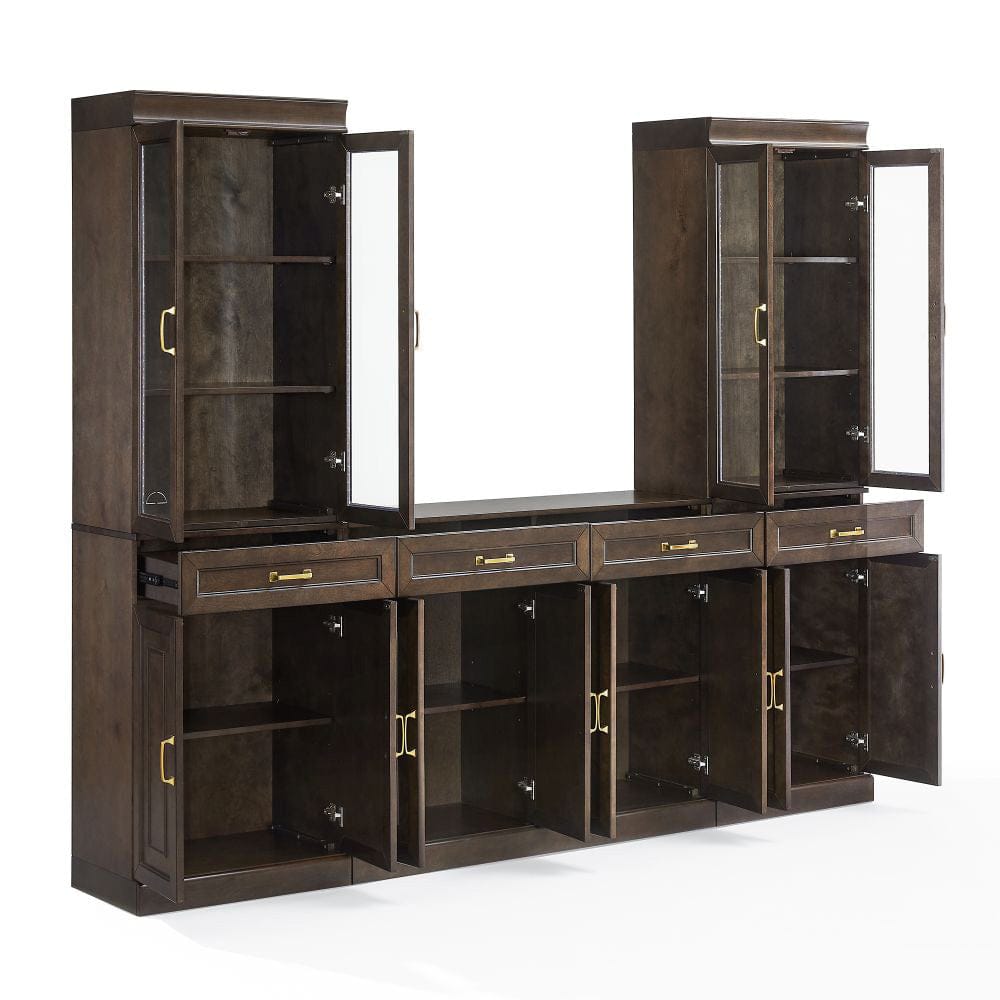 Crosley Furniture - Stanton 3-Piece Sideboard And Glass Door Pantry Set - Sideboard & 2 Pantries - KF33036CO view 3