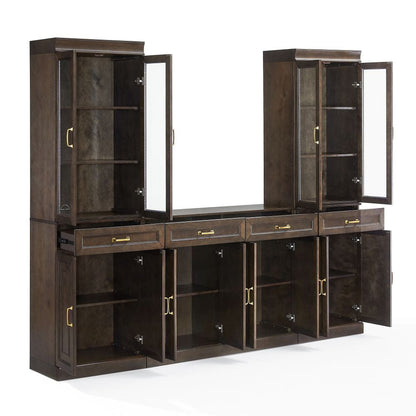 Crosley Furniture - Stanton 3-Piece Sideboard And Glass Door Pantry Set - Sideboard & 2 Pantries - KF33036CO view 3
