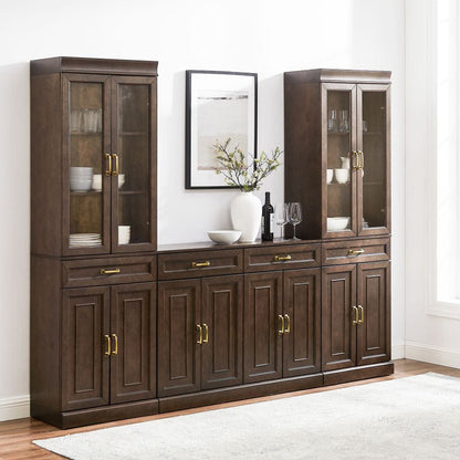 Crosley Furniture - Stanton 3-Piece Sideboard And Glass Door Pantry Set - Sideboard & 2 Pantries - KF33036CO view 6
