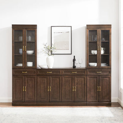 Crosley Furniture - Stanton 3-Piece Sideboard And Glass Door Pantry Set - Sideboard & 2 Pantries - KF33036CO view 7