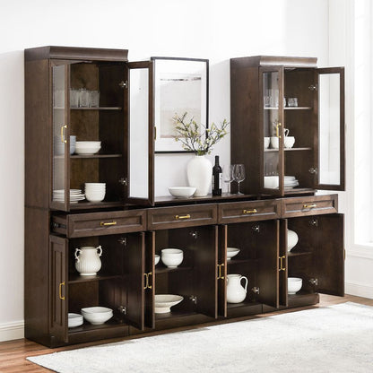 Crosley Furniture - Stanton 3-Piece Sideboard And Glass Door Pantry Set - Sideboard & 2 Pantries - KF33036CO view 8