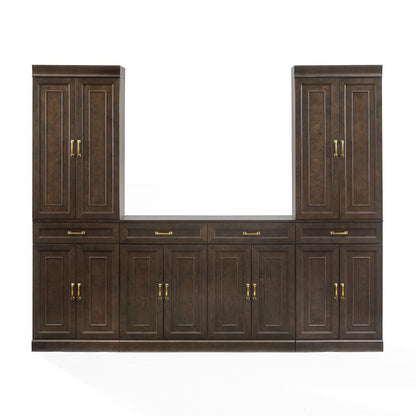 Crosley Furniture - Stanton 3-Piece Sideboard And Pantry Set - Sideboard & 2 Pantries - KF33035CO view 2