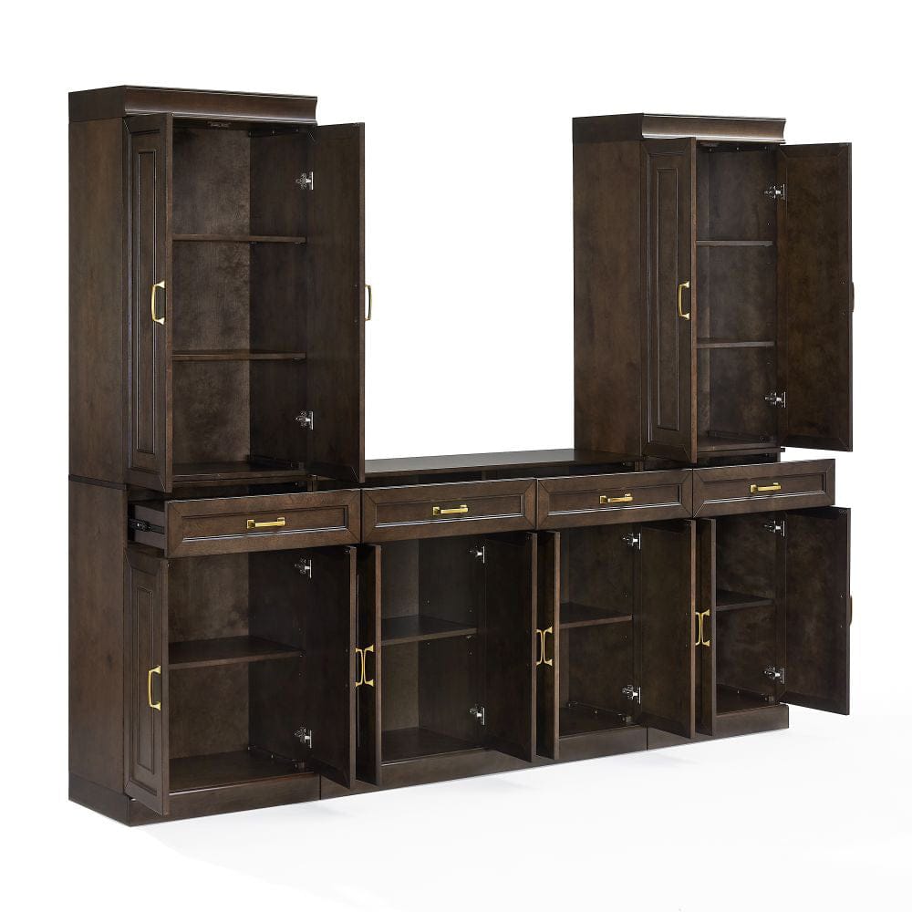 Crosley Furniture - Stanton 3-Piece Sideboard And Pantry Set - Sideboard & 2 Pantries - KF33035CO view 3