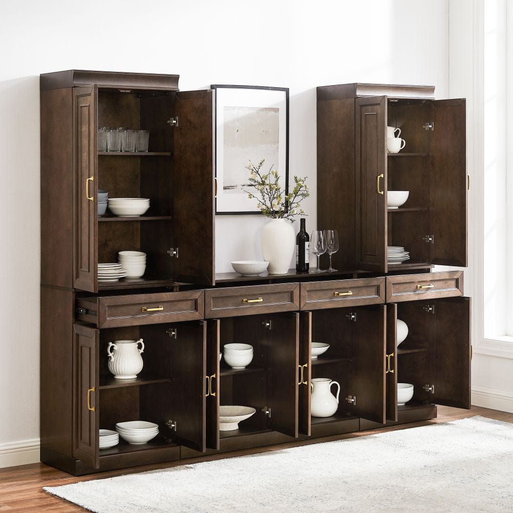 Crosley Furniture - Stanton 3-Piece Sideboard And Pantry Set - Sideboard & 2 Pantries - KF33035CO view 8