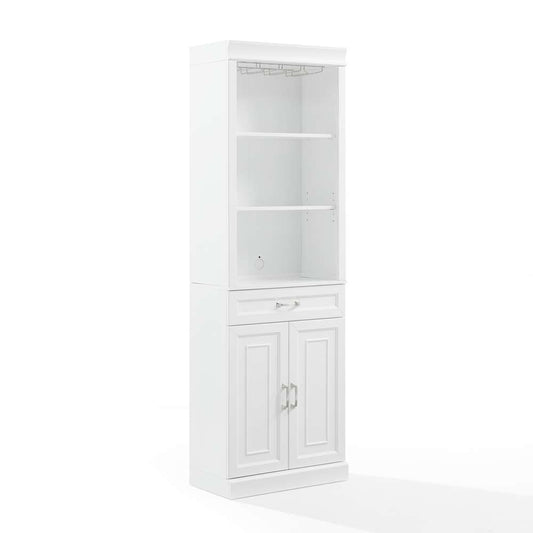 Crosley Furniture - Stanton Bar Cabinet White - KF33041WH veiw 1
