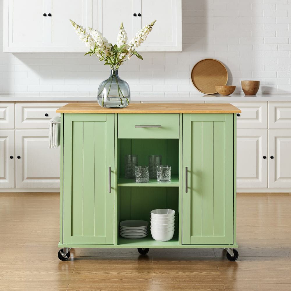 Crosley Furniture - Stella Kitchen Cart - CF3046NA-MN view 7