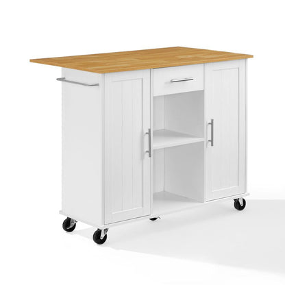 Crosley Furniture - Stella Kitchen Cart - CF3046NA-WH view 1