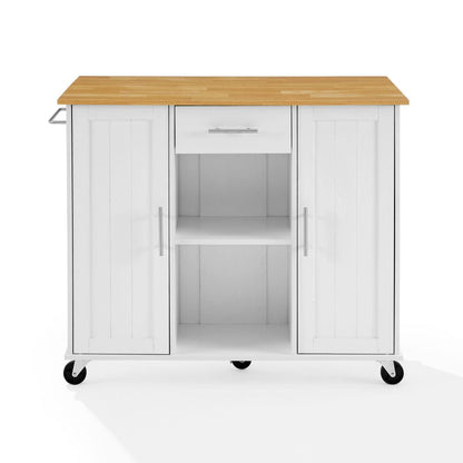 Crosley Furniture - Stella Kitchen Cart - CF3046NA-WH view 2