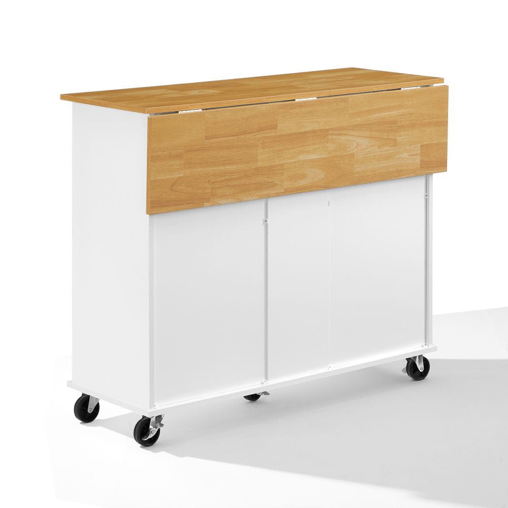 Crosley Furniture - Stella Kitchen Cart - CF3046NA-WH view 4