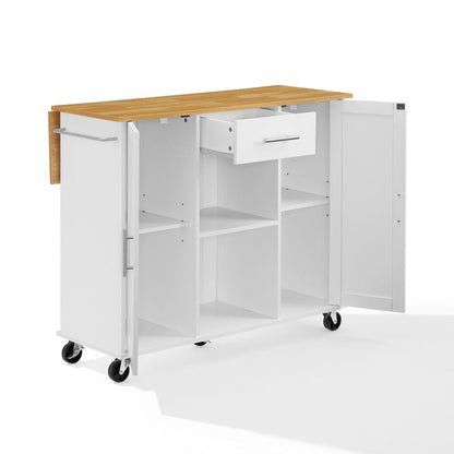 Crosley Furniture - Stella Kitchen Cart - CF3046NA-WH view 5
