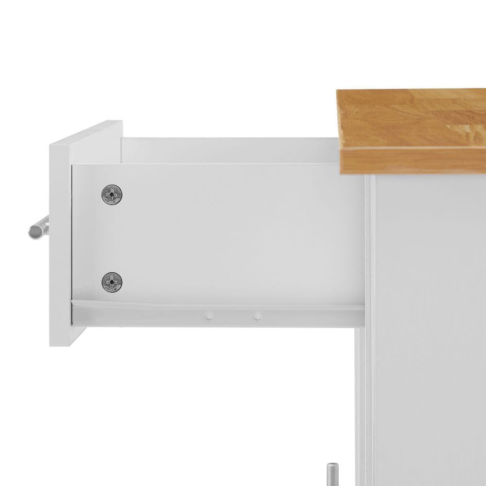 Crosley Furniture - Stella Kitchen Cart - CF3046NA-WH view 4