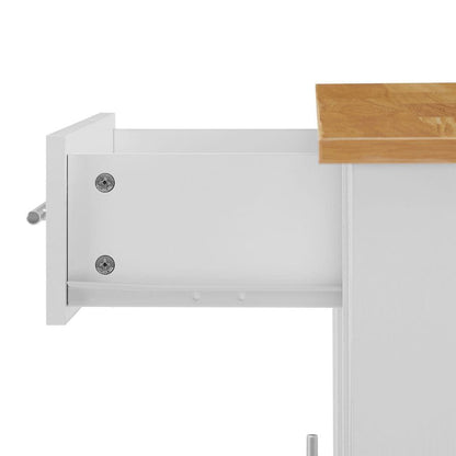 Crosley Furniture - Stella Kitchen Cart - CF3046NA-WH view 4