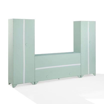 Crosley Furniture - Tara 3-Piece Sideboard And Pantry Set - Sideboard & 2 Pantries - KF33012BL view 4