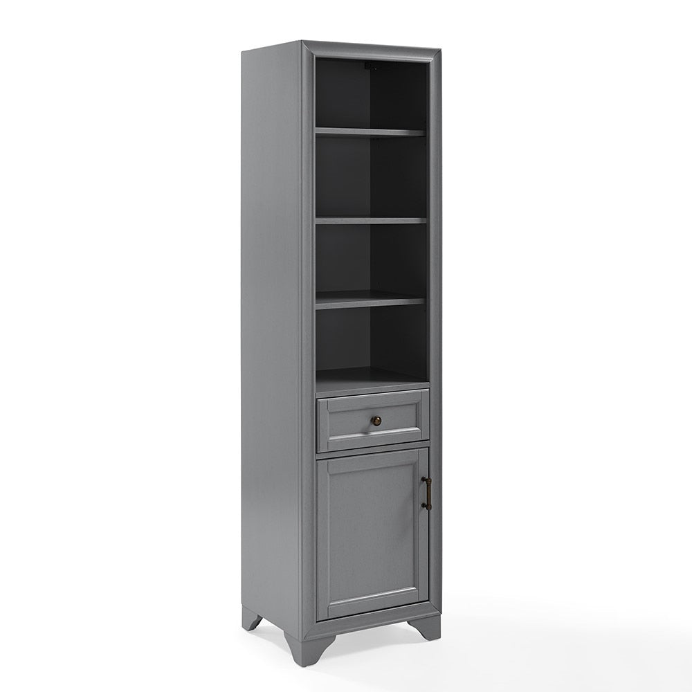 Crosley Furniture - Tara Linen Cabinet in Vintage Gray - CF7011-GY veiw 2