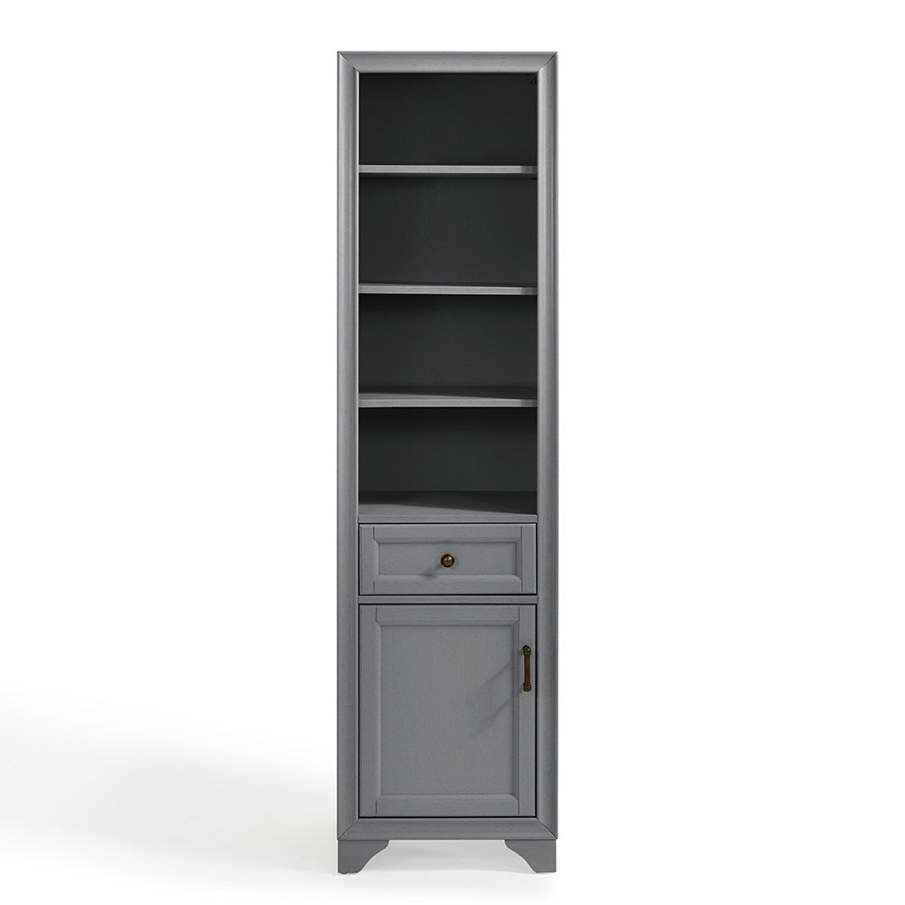 Crosley Furniture - Tara Linen Cabinet in Vintage Gray - CF7011-GY veiw 3