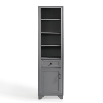 Crosley Furniture - Tara Linen Cabinet in Vintage Gray - CF7011-GY veiw 3