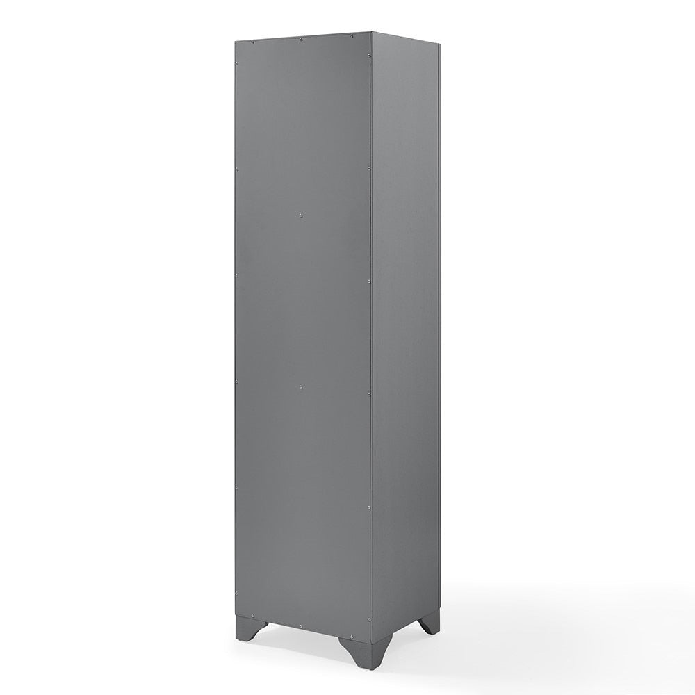 Crosley Furniture - Tara Linen Cabinet in Vintage Gray - CF7011-GY veiw 4