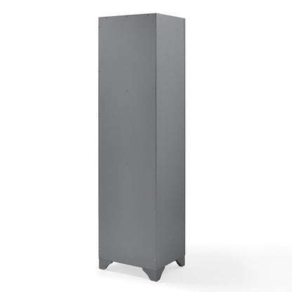 Crosley Furniture - Tara Linen Cabinet in Vintage Gray - CF7011-GY veiw 4