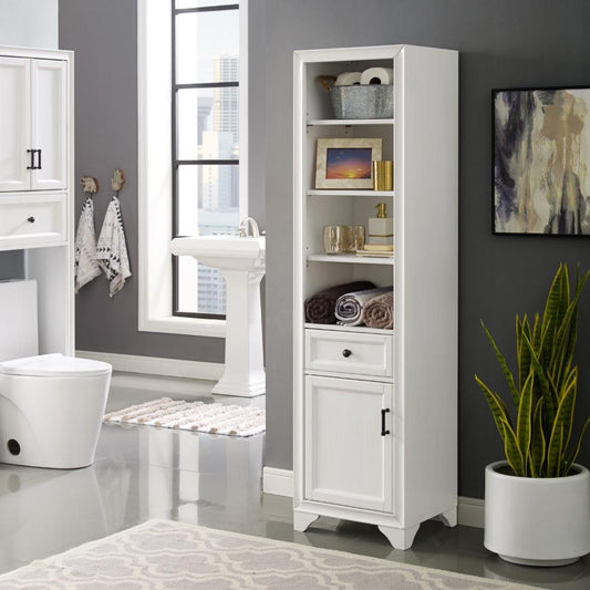 Crosley Furniture - Tara Linen Cabinet - CF7011-WH veiw 1