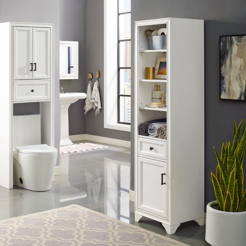 Crosley Furniture - Tara Linen Cabinet - CF7011-WH veiw 6