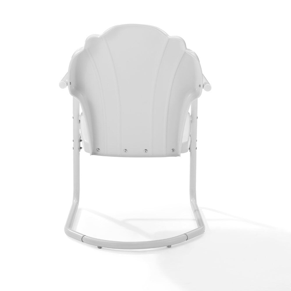 Crosley Furniture - Tulip 2 Piece Outdoor Chair Set White - CO1029-WH view 4