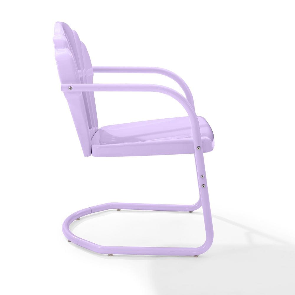 Crosley Furniture - Tulip 2Pc Retro Outdoor Chair Set - 2 Chairs - CO1029-LN view 3